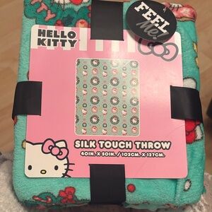 Hello Kitty Christmas throw blanket